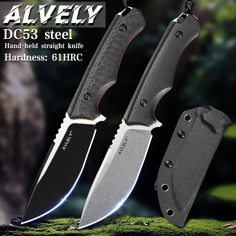 Edc Fixed Blade Deep Carry - DC53 Çelik Sabit Bıçaklı Düz Bıçak,