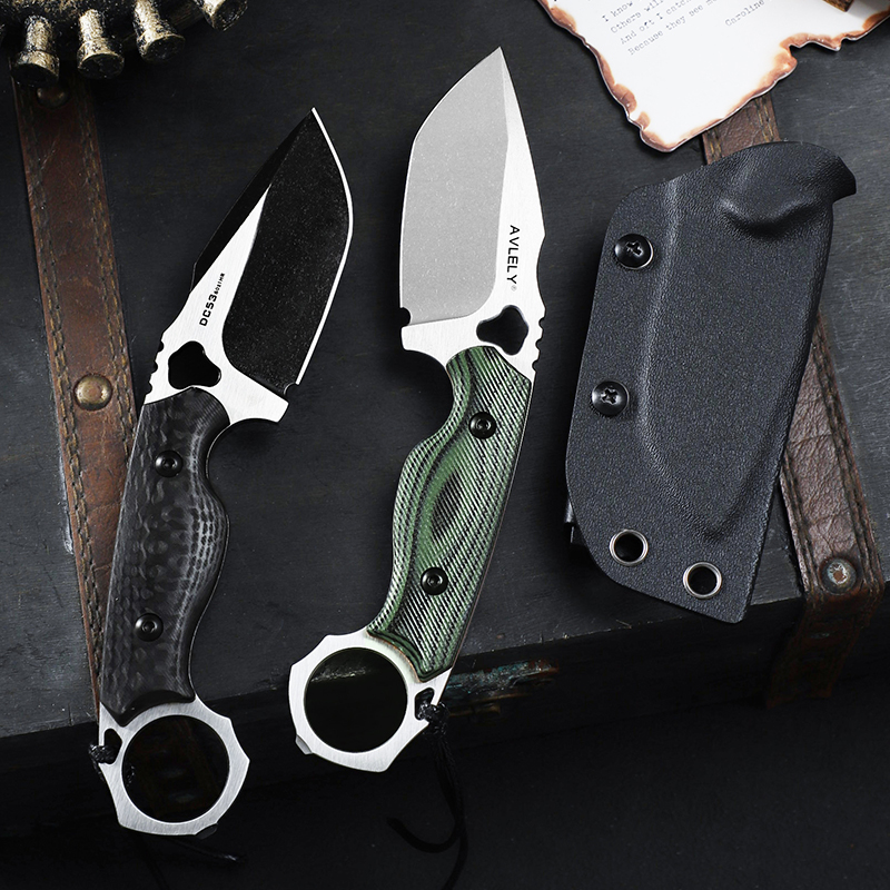 Yüksek kaliteli DC53 çelikten  - Edc Fixed Blade Deep Carry incelemesi ve fiyatı