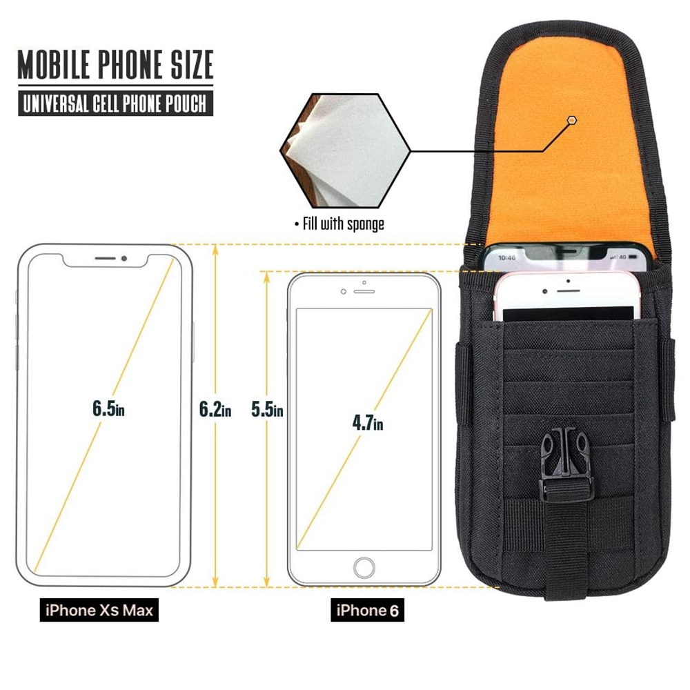 Taktik Telefon Çantası Molle,  - Edc Concealed Carry Belt incelemesi ve fiyatı