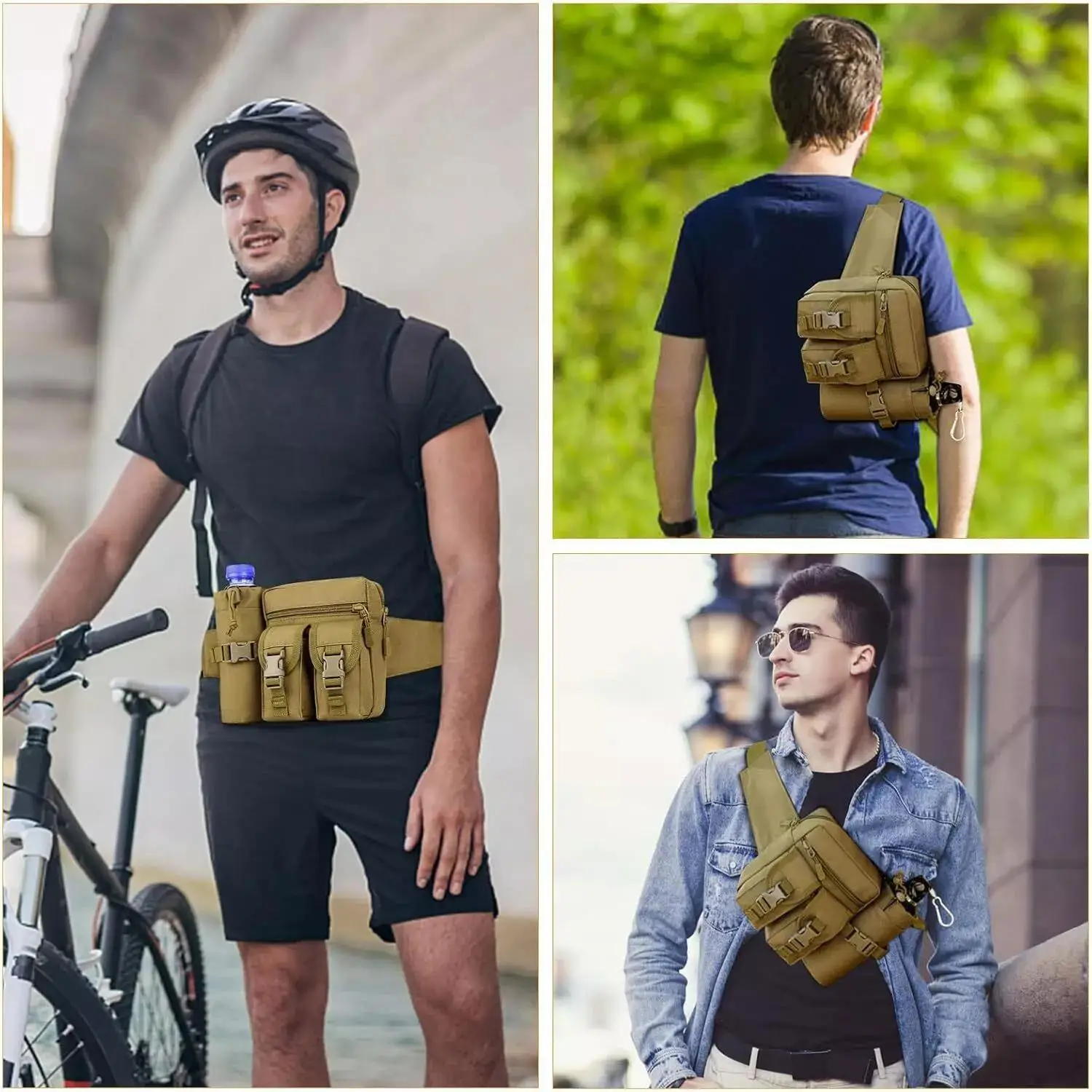 Erkekler için Taktik Fanny Pak - Edc Carry Pistols incelemesi ve fiyatı