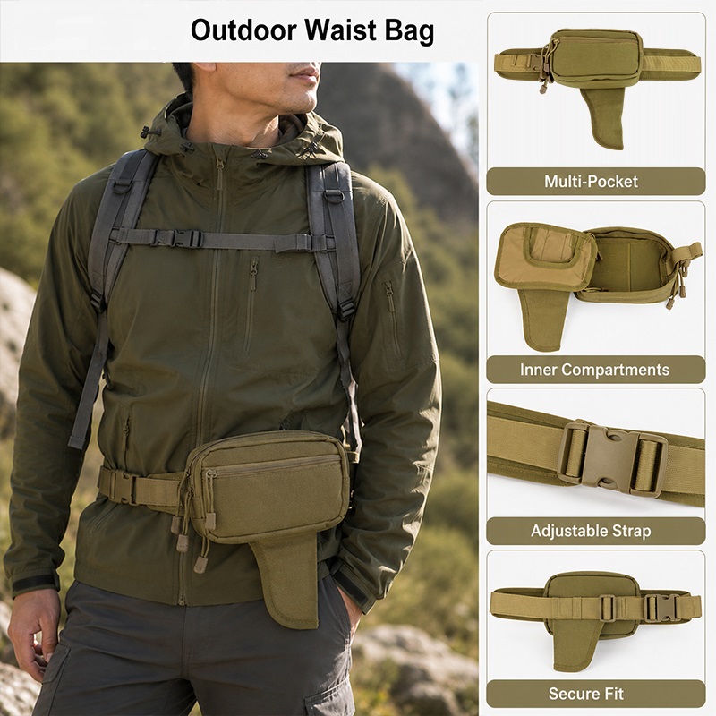 Çok fonksiyonlu Bel Çantası Na - Edc Concealed Carry Belt incelemesi ve fiyatı